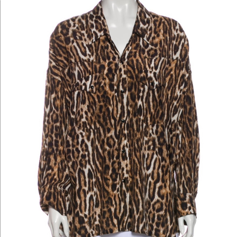 R13 Animal print top
